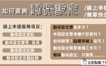 動保設定查詢方式？線上辦理動保設定解除？汽機車貸款必知